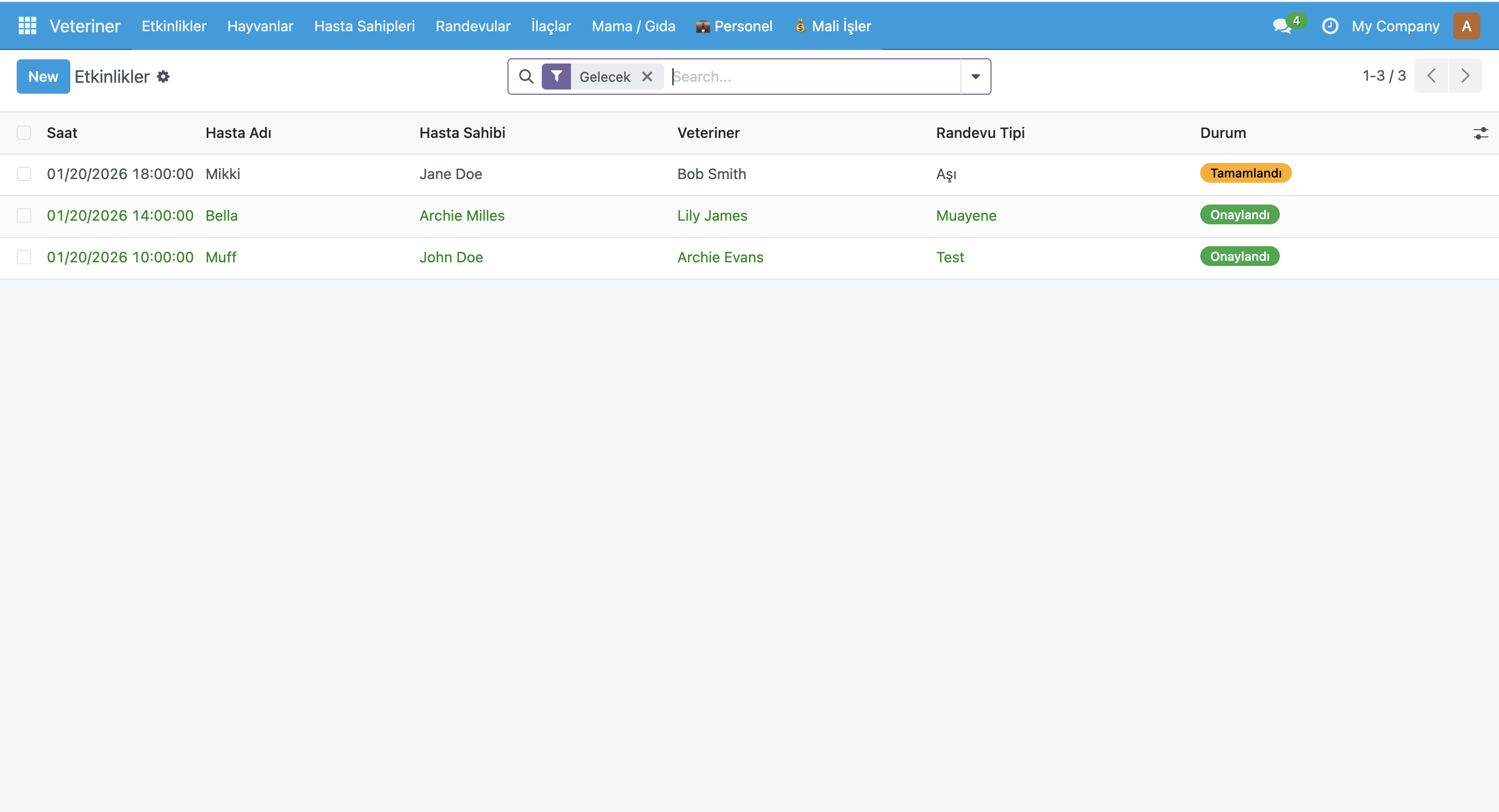 Appointments & Daily Operations