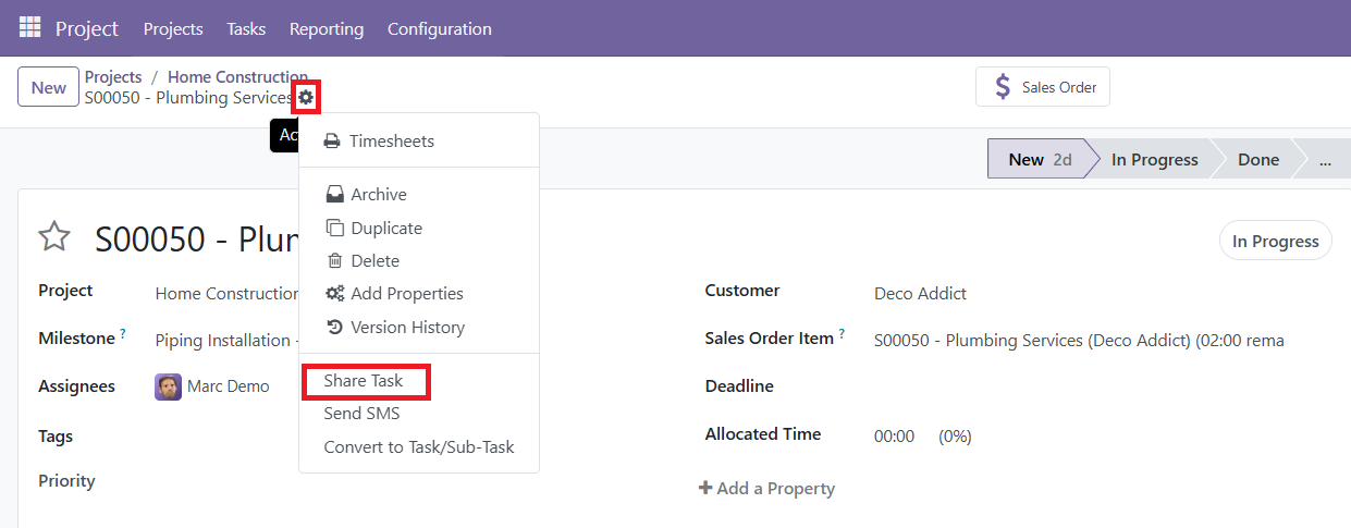 Project Details & Management